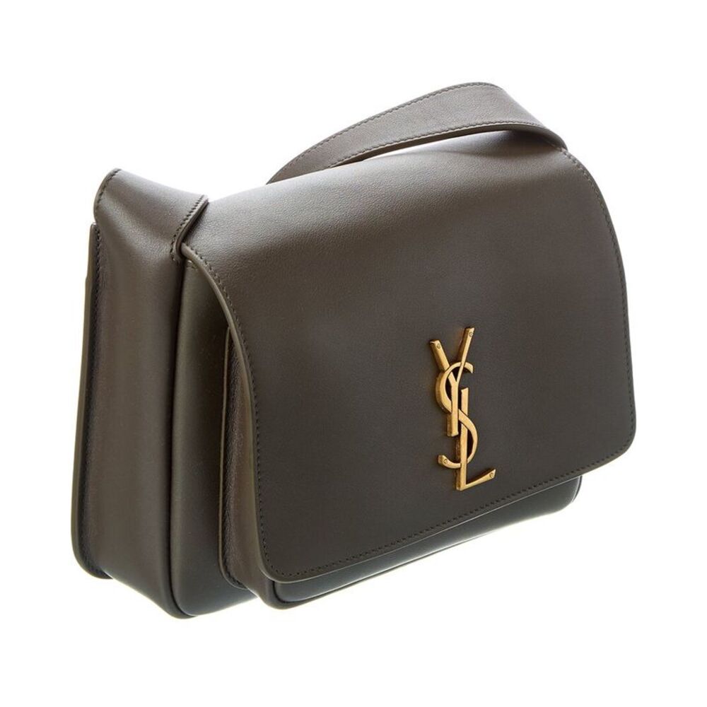 Saint Laurent Niki Leather Crossbody, Green - Picture 3 of 5